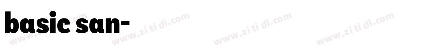 basic san字体转换